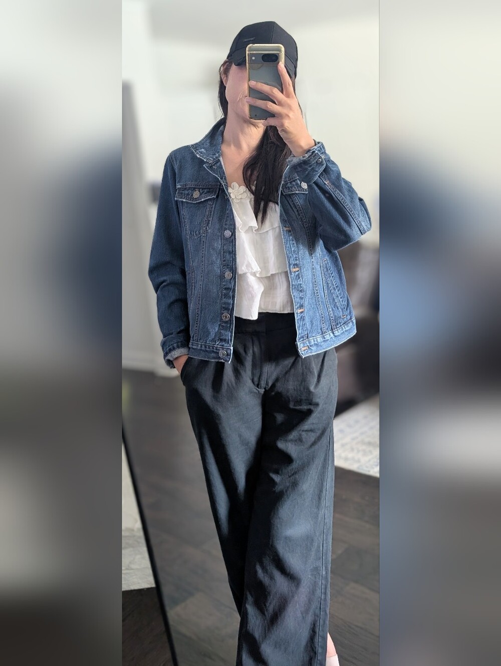 Banana Republic Women's Medium Washed Denim Jacket